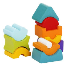 Дерев'яна іграшка Cubika Пірамідка LD-9 11 деталей (12862)