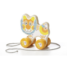 Дерев'яна каталка Cubika Левеня LK-2 5 деталей (12008)