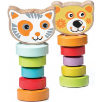 Набір дерев'яних іграшок Cubika Гнучкі тварини (13661)