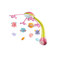 Мобіль для ліжечка Limo Toy Кольорові Сни із підвісками з пультом салатово-рожевий (HB0006D)