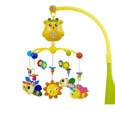 Дитячий мобіль на ліжечко музична карусель з проектором (HL2020-24R)