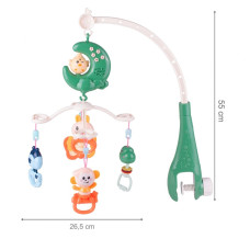 Брязкальце мобіль для ліжечка Happy Bed Bell зелений (668-168GR)