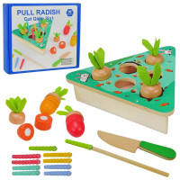 Дерев'яна іграшка бізіборд рибалка на магнітах Полювання на шкідників (WD13028)