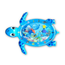 Килимок для немовлят надувний черепаха 100х84х8 см блакитний (WM-T-2BL)