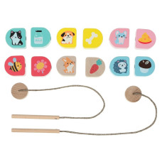 Дерев'яна іграшка Cubika Силянка Моя їжа (15566)