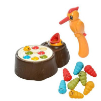 Гра магнітна Catch Bugs нагодуй дятлика із звуковими ефектами (асорт.) (Y33925A-Y33930A)