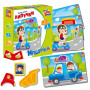 Гра розвиваюча Vladi Toys Машинки. Вжик-вжик липучки (VT1302-21)