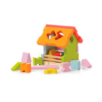 Дерев'яна іграшка Cubika Сортер Будиночок LS-1 10 деталей (11599)