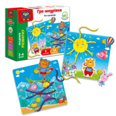 Гра розвиваюча Vladi Toys На природі на шнурівці (VT5303-10)