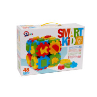 Іграшка розвиваюча ТехноК Розумний малюк куб-логіка 48 ел (TH2018)