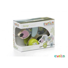 Дерев'яна іграшка Cubika Песик-каталка LK-1 7 деталей (11995)