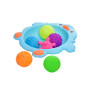 Набір іграшок для купання ємність з м'ячиками 28 см (916-48)
