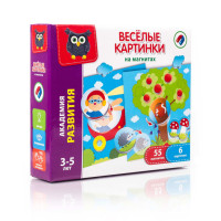 Гра розвиваюча Vladi Toys Веселі картинки на магнітах (VT5422-02)