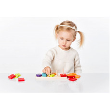 Геометричний сортер Cubika Прямокутник LSG-1 15 деталей (15320)