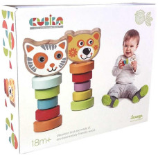 Набір дерев'яних іграшок Cubika Гнучкі тварини (13661)