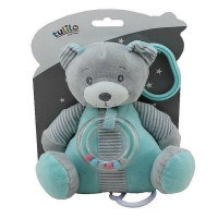 Іграшка підвіска Tulilo Ведмедик музична м’ятна (9110)