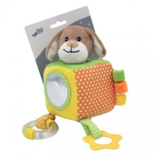 Іграшка підвіска Tulilo Кубик Песик з пищалкою 2в1 15см (5111)