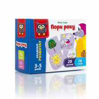 Гра розвиваюча Vladi Toys Пори року міні (VT-5111-05)