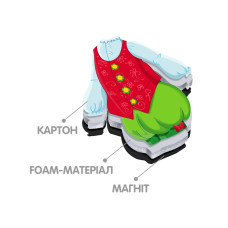 Гра розвиваюча Vladi Toys Магнітна одягалка Модники (VT3702-06)