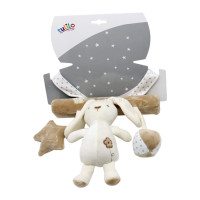 Іграшка підвіска Tulilo Кролик з брязкальцем 22см (11/5024)