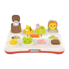 Іграшка для малюків POP-UP Animals для розвитку реакції з тваринками (HE8087)