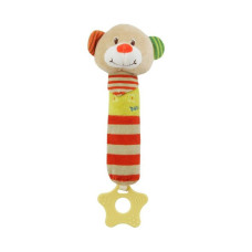 Брязкальце Baby mix пищалка м'яка ведмедик (16135/5015)