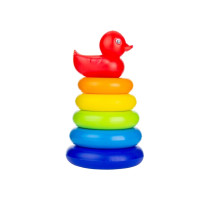 Дитяча пірамідка Colorplast №3 каченя 17 см (1-081)