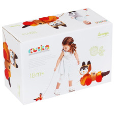 Дерев'яна іграшка Cubika Котик-каталка (13616)