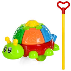 Каталка для малюків Равлик з паличкою із звуковими ефектами 47 см (MP0510)