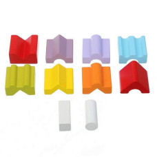 Дерев'яна іграшка Cubika Пірамідка LD -10 10 деталей (14989)