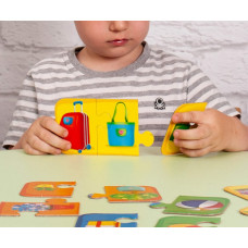 Гра розвиваюча Vladi Toys "Великий, середній, маленький" Пазл (VT1804-28)