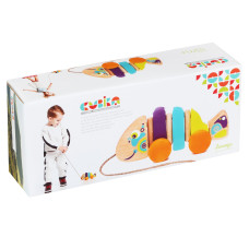 Дерев'яна іграшка каталка Cubika Рибка (13630)