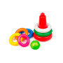 Дитяча пірамідка Colorplast №1 класична 19 см (1-079)