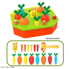 Гра розвиваюча спіймай гусеницю з морквинками (XQS2061A-1)