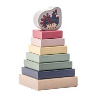 Дерев'яна іграшка Левеня Cubika Пірамідка LD-20 (15894)