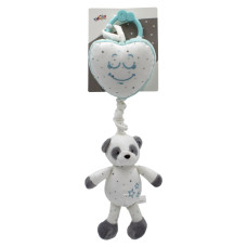 Іграшка підвіска Tulilo Панда музична 30см м’ятна (9119)