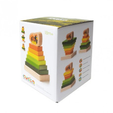 Дерев'яна іграшка Cubika Піраміда LD-15 8 деталей (15276)