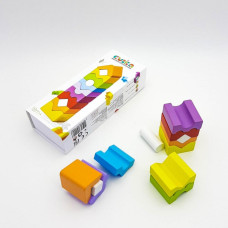 Дерев'яна іграшка Cubika Пірамідка LD-11 12 деталей (14996)