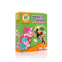 Гра розвиваюча Vladi Toys Ферма. Мама та малюк на липучках (VT1310-04)