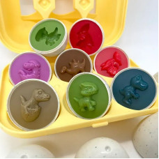 Гра розвиваюча Лоток яєць сортер динозаври (DF23)