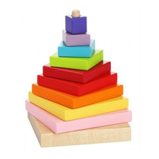 Дерев'яна іграшка Cubika Пірамідка LD-5 10 деталей (13357)