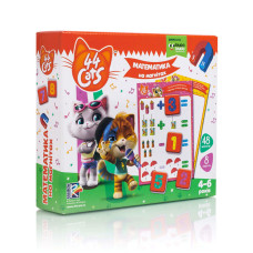 Гра розвиваюча Vladi Toys Математика на магнітах. 44 Кота (VT5411-08)