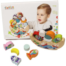 Дерев'яна іграшка балансир Cubika з рибками і піратами (13920)