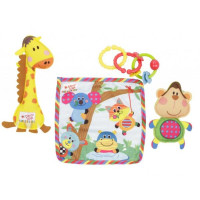 Іграшковий набір Biba Toys для малюків мавпочка і жираф (BR187)