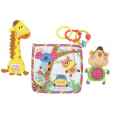 Іграшковий набір Biba Toys для малюків мавпочка і жираф (BR187)