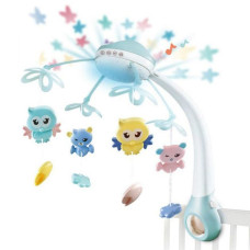 Мобіль для ліжечка Limo Toy Кольорові Сни із підвісками з пультом блакитний (HB0006A)