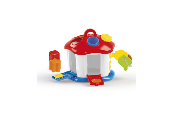 Сортер DOLU різнокольоровий п'ятигранний будиночок (OR5096)