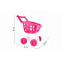 Іграшка дитяча ТехноК Візочок для супермаркету біло-рожевий (8249)
