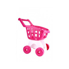 Іграшка дитяча ТехноК Візочок для супермаркету біло-рожевий (8249)