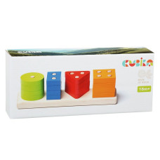Геометричний сортер Cubika Прямокутник LSG-2 16 деталей (15337)